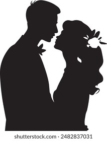 Romantische Liebespaare und ihre glücklichen Momente