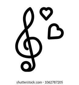 Romantic Music Notes