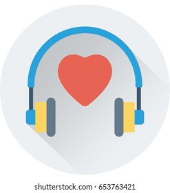 Romantic Music Vector Icon