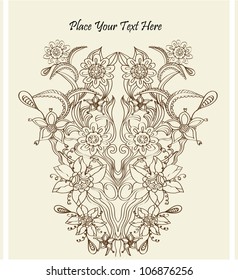 Romantic ornament