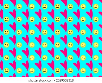 patrón romántico en el fondo vectorial