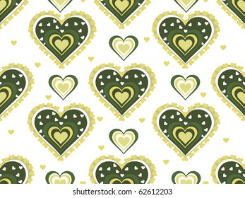 romantic pattern background, vector illustration