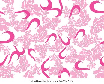 romantic pattern background, vector illustration