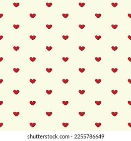 romantic pattern with hearts for Valentine’s Day
