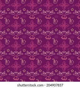 Romantic Pattern. Valentines day background