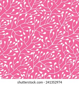 Romantic pink floral seamless pattern.Seamless pattern can be used for wallpaper, pattern fills, web page background,surface textures.
