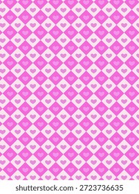 Romántico corazón rosa sin patrón para el amor y los Diseños de Boda
