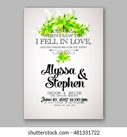 Romantic pink peony bouquet bride wedding invitation template design. Winter Christmas wreath of pink flowers and pine and fir branches. Ribbon