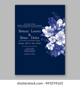 Romantic pink peony bouquet bride wedding invitation template design. 