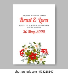 Romantic pink peony bouquet bride wedding invitation template design. 