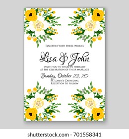 Romantic pink peony bouquet bride wedding invitation template design. Winter Christmas wreath of pink flowers and pine and fir branches. Ribbon
