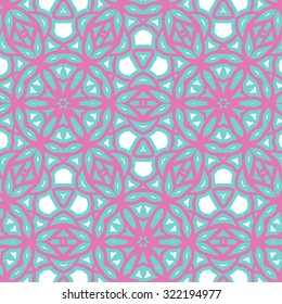 Romantic pink symmetrical pattern to drape gifts for the holidays