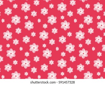 Romantic Pink White Valentine Love Pattern