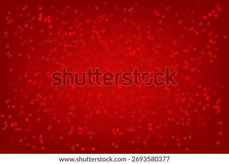 Romantic red background with floating hearts, perfect for Valentine's Day designs, cards, and digital wallpapers. A simple, elegant pattern for any love-themed project.