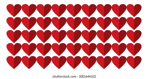 
fondo romántico de amor rojo adecuado para el día de la celebración
