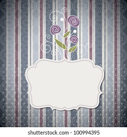 romantic retro background