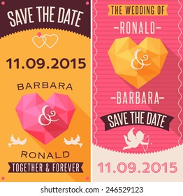 Invitación de estilo retro romántico 