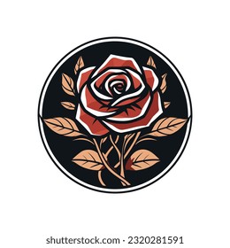 A romantic roses flower vector clip art illustration, evoking love and passion, perfect for wedding invitations and heartfelt designs that speak to the heart