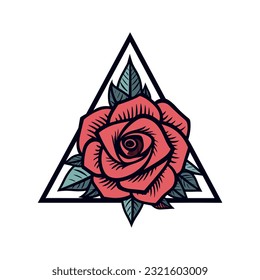 A romantic roses flower vector clip art illustration, evoking love and passion, perfect for wedding invitations and heartfelt designs that speak to the heart