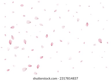 Romantic sakura background. Vector illustration