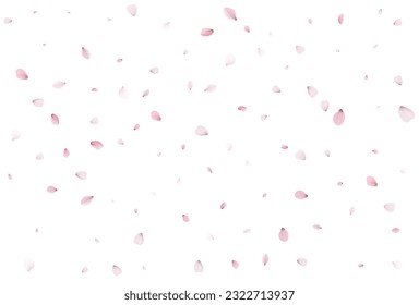 Romantic sakura background. Vector illustration