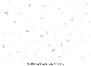 Antecedentes románticos de sakura. Ilustración del vector