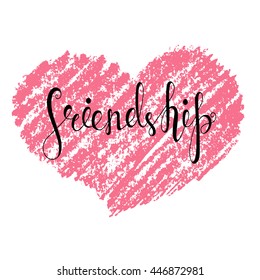 Romantic save the date card. Inspirational vector typography.