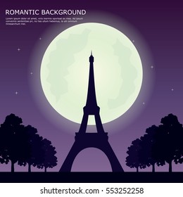 Romantic scene illustration