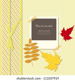 Romantic scrapbooking for invitation, greeting, happy birthday label, postcard frame, baby  texture, child album, children pattern, kid holiday card, color gift, cute vector eps 10