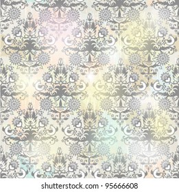 Romantic seamless floral background. EPS 10