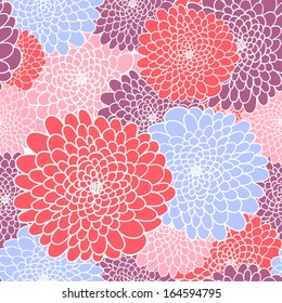 Romantic seamless floral pattern.