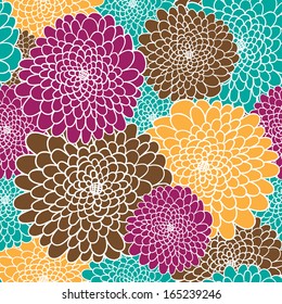 Romantic seamless floral pattern.