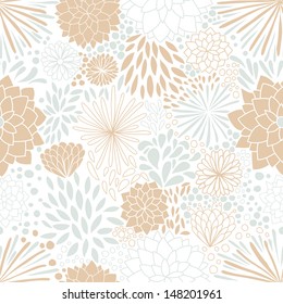 Romantic seamless floral pattern. Seamless pattern can be used for wallpaper, pattern fills, web page backgrounds, surface textures. Gorgeous seamless floral background. Eps 10