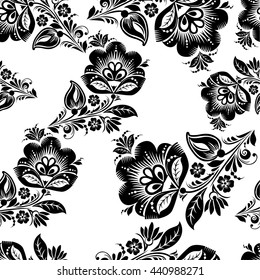 Romantic seamless floral pattern. Seamless pattern can be used for wallpaper, pattern fills, web page backgrounds, surface textures. vector background. Eps 8