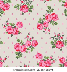  floral inconsútil romántico