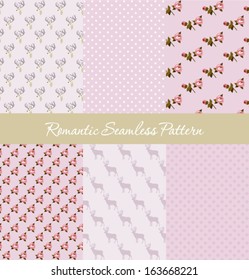 Romantic Seamless pattern