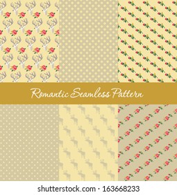 Romantic Seamless pattern