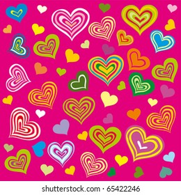 romantic seamless pattern