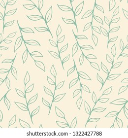 
Romantic seamless pattern with hand-drawn linear twigs with love. Use as wallpaper, wrapping paper, wrapping, background and more.
