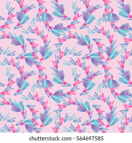 Romantic seamless pattern with hearts. Ornament for Valentines Day, Mother's Day. I love you, thank you card. Background for wedding invitation design, gift wrapping paper, textiles