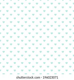 Romantic seamless pattern with hearts. Vector illustration. Background. Endless texture can be used for printing onto fabric and paper or scrap booking. 