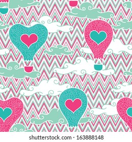Romantic seamless pattern. Valentine background