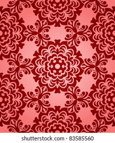 Romantic seamless wallpaper. Could be used as wallpaper, seamless background, wrapping paper, etc