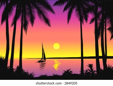 Romantic Seascape