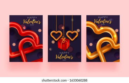 Romantic set background. Valentine day card. Festive romantic background. Love poster special concept.