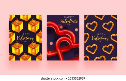 Romantic set background. Valentine day card. Festive romantic background. Love poster special concept.