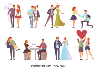 295 Couple dance romantic dinner Stock Illustrations, Images & Vectors ...