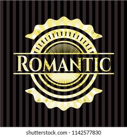 Romantic shiny badge