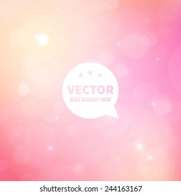 romantic shiny blurred vector background with lights for banner, website, presentation or brochure. 