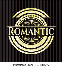 Romantic shiny emblem